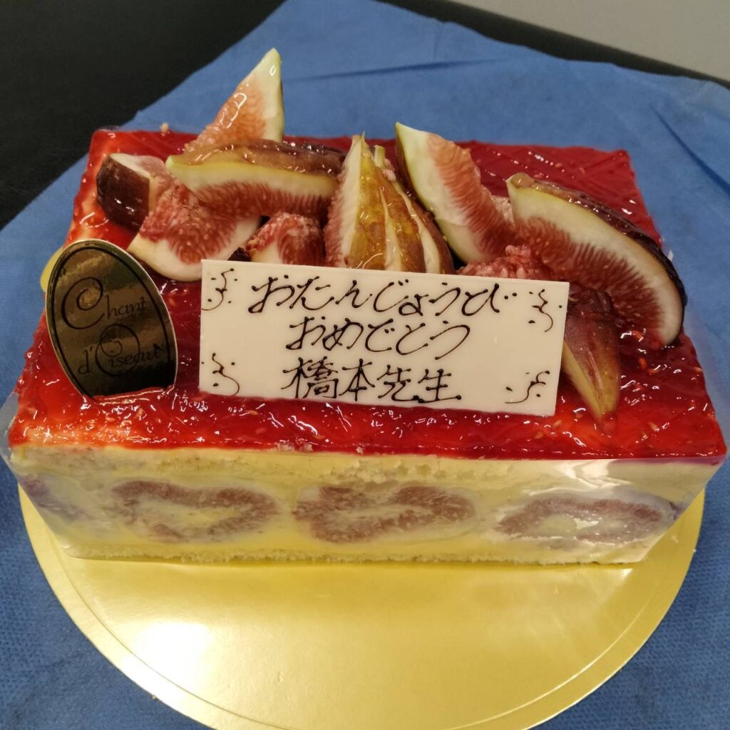 院長の誕生日をお祝いしました🎂